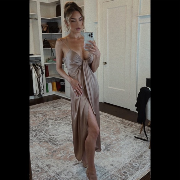 ZARA Knotted Slip Dress - Picture 7 of 16